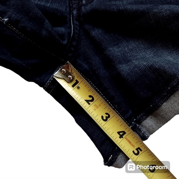 Abercrombie & Fitch Low Rise Denim Shorts sz 4 - Picture 6 of 7